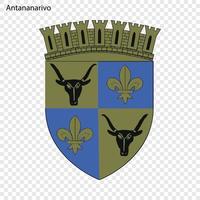 emblema della città. illustrazione vettoriale