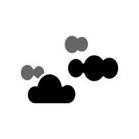 illustrazione grafica vettoriale di icona nuvoloso