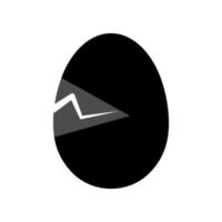 illustrazione grafica vettoriale dell'icona dell'uovo