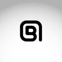 lettera b logo design file vettoriale gratuito.
