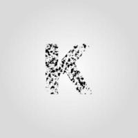 lettera k logo design file vettoriale gratuito,