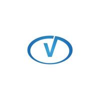 lettera v logo design file vettoriale gratuito,