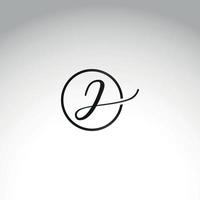 lettera j logo design file vettoriale gratuito,