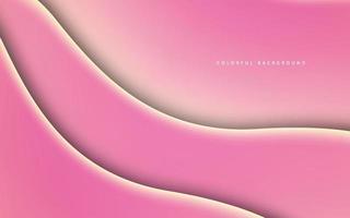 sfondo di colore rosa forma d'onda astratta vettore