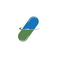 icona della farmacia, simbolo della farmacia a base di erbe, modello di disegno dell'illustrazione vettoriale del pestello e del mortaio