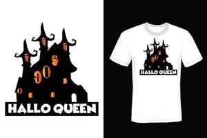design della maglietta di halloween, vintage, tipografia vettore