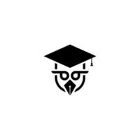 vettore di progettazione del logo dell'università.