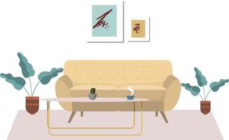 sfondo soggiorno design vettoriale
