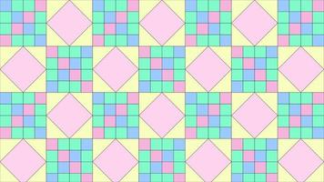 carta da parati geometrica con colori pastello vettore