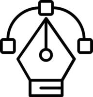 icona della linea vettoriale dell'illustrazione