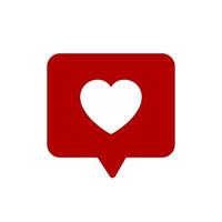 vettore come icona. notifica sui social media. instagram come notifica.