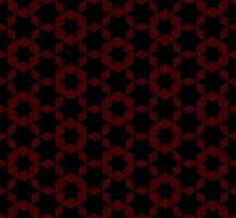 sfondo senza soluzione di continuità modello esagonale nero rosso vettore