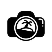 icona di stile solido della fotocamera. illustrazione vettoriale per progettazione grafica, sito Web, app