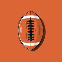 illustrazione dell'icona di vettore piatto di football americano