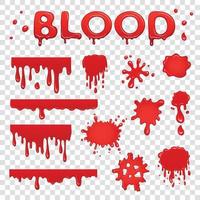 raccolta di schizzi di sangue