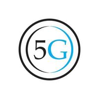 Illustrazione del logo vettoriale del modello di icona 5g