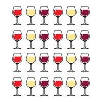 struttura del contesto del fondo dei bicchieri di vino