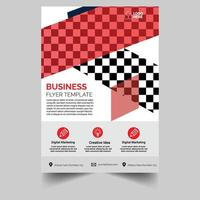 modello di layout di progettazione brochure flyer aziendale in formato a4 vettore