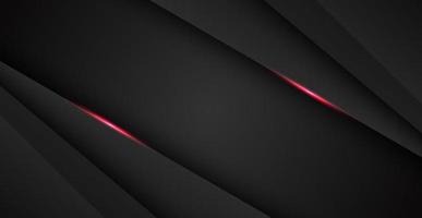 astratto rosso nero spazio cornice layout design tech triangolo concetto con esagono texture di sfondo. vettore eps10