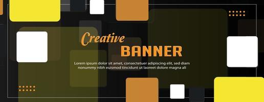 sfondo banner, design creativo plaid colorato vettore