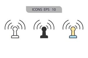 icone wifi simbolo elementi vettoriali per il web infografico