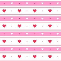 arcobaleno rosso rosa pastello cuore linea orizzontale striscia punto linea tratteggiata cerchio modello senza cuciture illustrazione vettoriale tovaglia, stuoia da picnic avvolgere carta, sciarpa, stuoia, tessile, tessuto