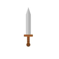 icona della spada. illustrazione della spada del guerriero vettore