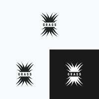 modello di progettazione icona logo erba vettore