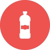 icona dello sfondo del cerchio della bottiglia di detersivo vettore