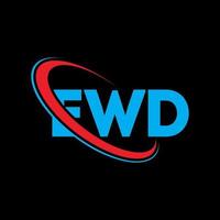 logo ewd. lettera ew. design del logo della lettera ewd. iniziali ewd logo collegate con cerchio e logo monogramma maiuscolo. tipografia ewd per il marchio tecnologico, commerciale e immobiliare. vettore