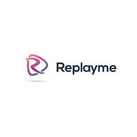 Replay me logo template download gratuito vettore