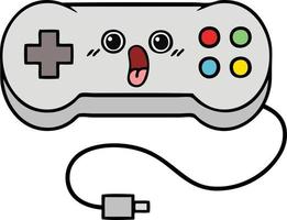 controller di gioco simpatico cartone animato vettore