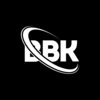 logo nero. lettera bb. design del logo della lettera bbk. iniziali bbk logo collegate con cerchio e logo monogramma maiuscolo. tipografia bbk per marchio tecnologico, commerciale e immobiliare. vettore