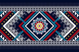 disegno geometrico astratto etnico senza cuciture. tappeto in tessuto azteco ornamenti mandala decorazioni tessili carta da parati. tribale boho motivo nativo turchia ricamo tradizionale sfondo vettoriale