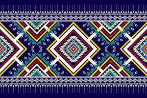 disegno geometrico astratto etnico senza cuciture. tappeto in tessuto azteco ornamenti mandala decorazioni tessili carta da parati. tribale boho motivo nativo turchia ricamo tradizionale sfondo vettoriale
