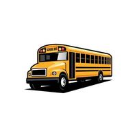 vettore di illustrazione dello scuolabus