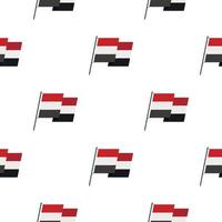 modello di bandiera ondulata egiziana senza cuciture vettore