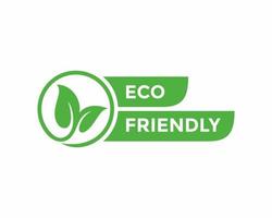 design del logo dell'etichetta del prodotto naturale sano ecologico vettore