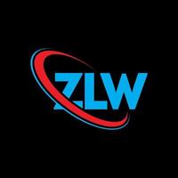 zlw logo. lettera zlw. zlw lettera logo design. iniziali zlw logo collegate con cerchio e logo monogramma maiuscolo. tipografia zlw per il marchio tecnologico, commerciale e immobiliare. vettore