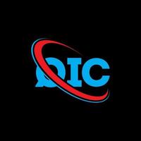 logo qic. lettera qic. design del logo della lettera qic. iniziali qic logo collegate con cerchio e logo monogramma maiuscolo. tipografia qic per marchio tecnologico, commerciale e immobiliare. vettore