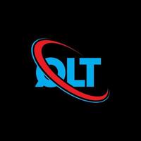 logo qlt. lettera qlt. design del logo della lettera qlt. iniziali qlt logo legate da cerchio e logo monogramma maiuscolo. tipografia qlt per marchio tecnologico, aziendale e immobiliare. vettore