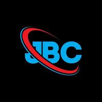 logo jbc. lettera jbc. design del logo della lettera jbc. iniziali logo jbc collegate con cerchio e logo monogramma maiuscolo. tipografia jbc per il marchio tecnologico, commerciale e immobiliare. vettore