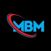 logo MB. lettera mb. design del logo della lettera mbm. iniziali logo mbm legate a cerchio e logo monogramma maiuscolo. tipografia mbm per il marchio tecnologico, commerciale e immobiliare. vettore