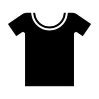 icona del glifo della maglietta vettore