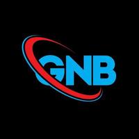 logo gb. lettera gb. design del logo della lettera gnb. iniziali logo gnb legate a cerchio e logo monogramma maiuscolo. tipografia gnb per il marchio tecnologico, aziendale e immobiliare. vettore