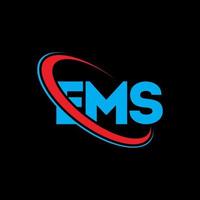 logo SME. lettera ems. design del logo della lettera ems. iniziali ems logo collegate con cerchio e logo monogramma maiuscolo. tipografia ems per il marchio tecnologico, commerciale e immobiliare. vettore