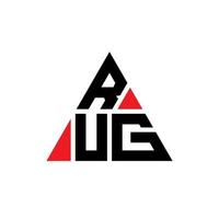 tappeto triangolo lettera logo design con forma triangolare. tappeto triangolo logo design monogramma. modello di logo vettoriale triangolo tappeto con colore rosso. tappeto logo triangolare logo semplice, elegante e lussuoso.