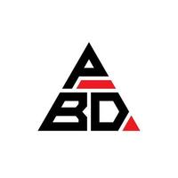 design del logo della lettera triangolare pbd con forma triangolare. monogramma di design del logo del triangolo pbd. modello di logo vettoriale triangolo pbd con colore rosso. logo triangolare pbd logo semplice, elegante e lussuoso.