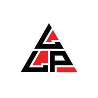 logo lettera triangolo llp con forma triangolare. monogramma di design del logo del triangolo llp. modello di logo vettoriale triangolo llp con colore rosso. logo triangolare llp logo semplice, elegante e lussuoso.