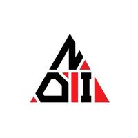 design del logo della lettera del triangolo noi con forma triangolare. monogramma di design del logo del triangolo noi. modello di logo vettoriale triangolo noi con colore rosso. noi logo triangolare logo semplice, elegante e lussuoso.